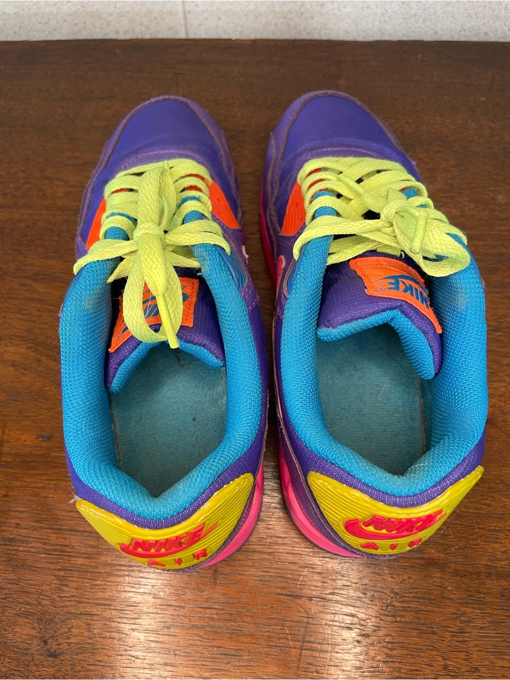 Kids Colorful Nike Air Max Sneakers - Picture 7 of 9